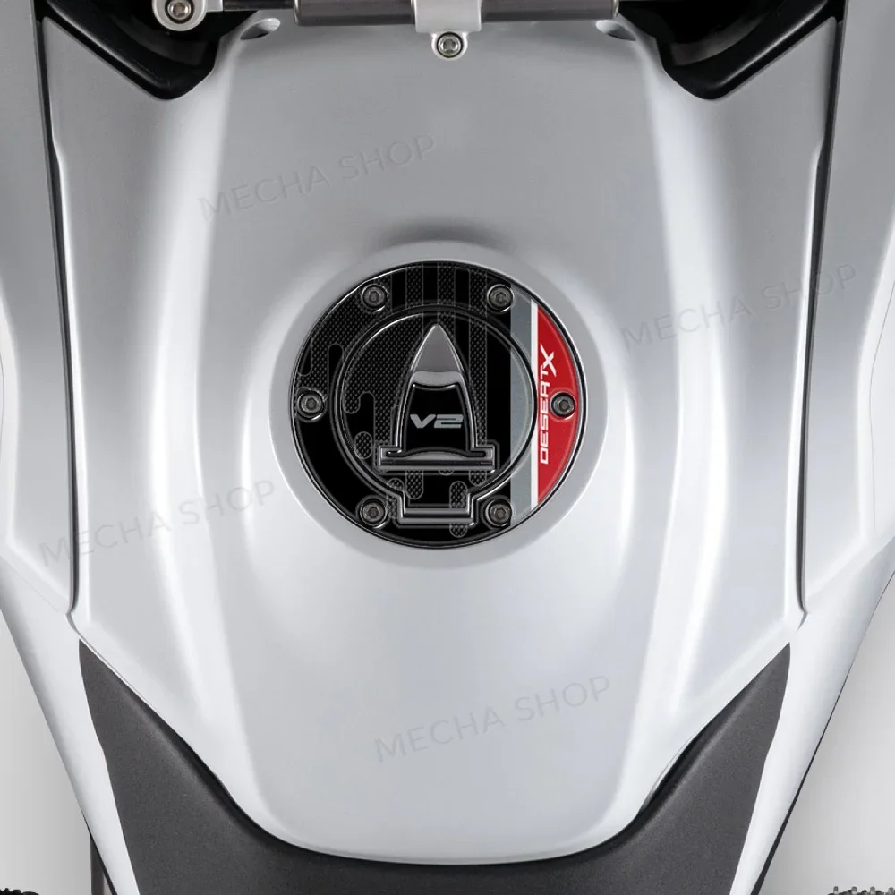 For Desert X V2 2026 Accessories Tank Cap Protection 3D Sticker Decal Kit