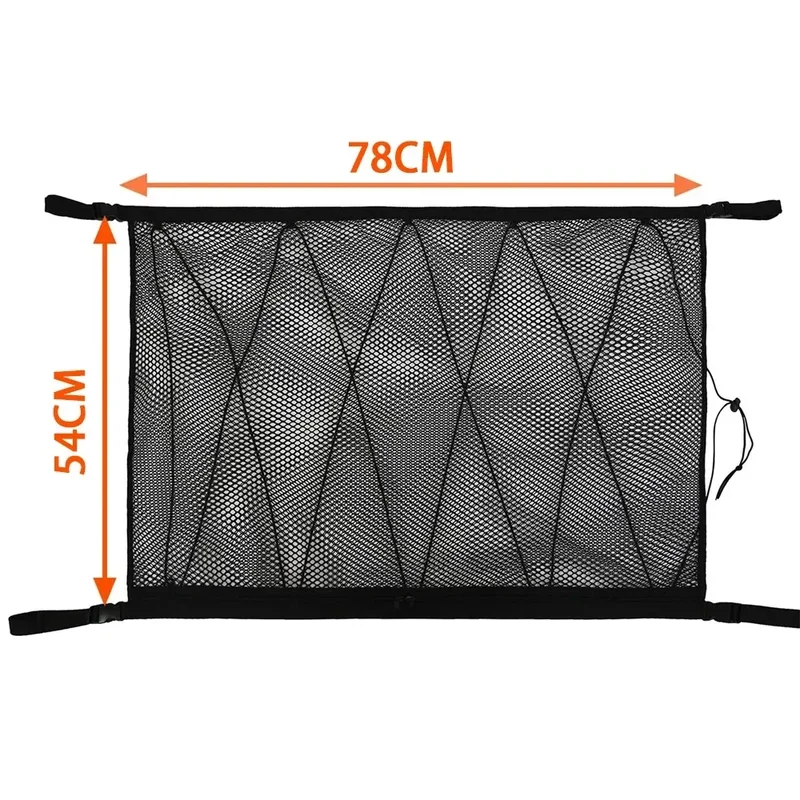 سقف السيارة شبكة بضائع حقيبة التخزين SUV السقف المنظم الملحقات الداخلية تنفس شبكة قوية الحاملة الفضاء توفير صالح