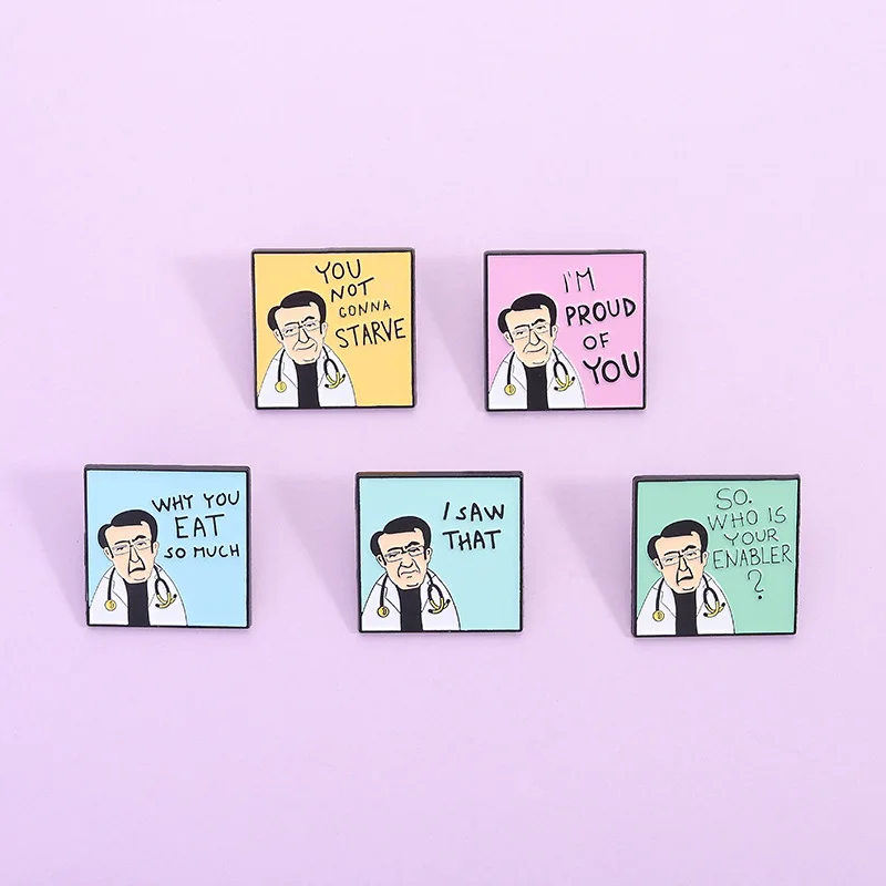 Vertrauen Sie mir, ich bin ein Arzt, Emaille-Anstecknadel, Tier, Tierarzt, Pest, Arzt, Broschen, Revers, Rucksack-Abzeichen, lustiger Schmuck, Geschenke für Freunde