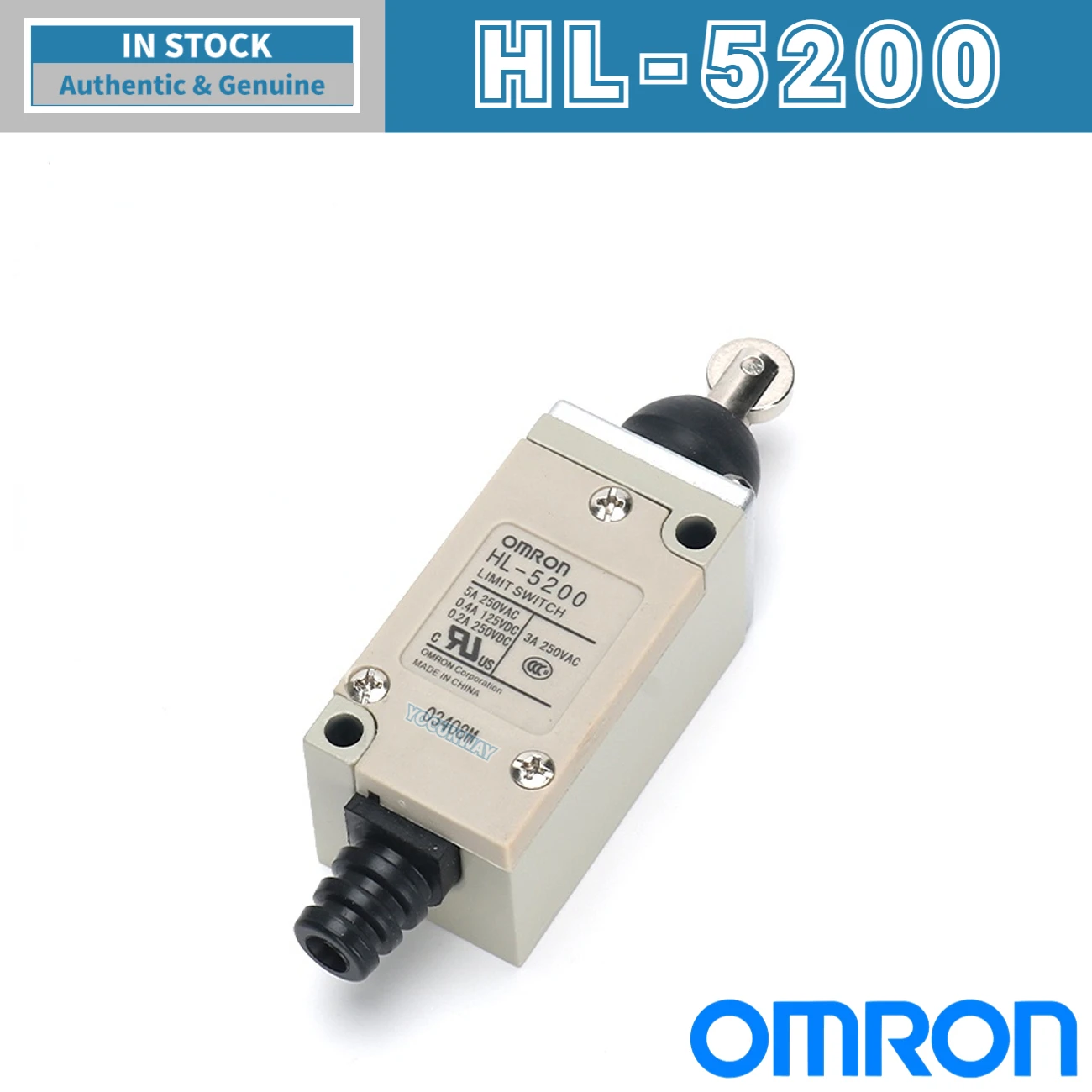 OMRON Original Endschalter, authentisch, neu, HL-Serie – 5A, kompatibel mit den Modellen HL-5000, HL-5030, HL-5050, HL-5100, HL-5200, HL-5300