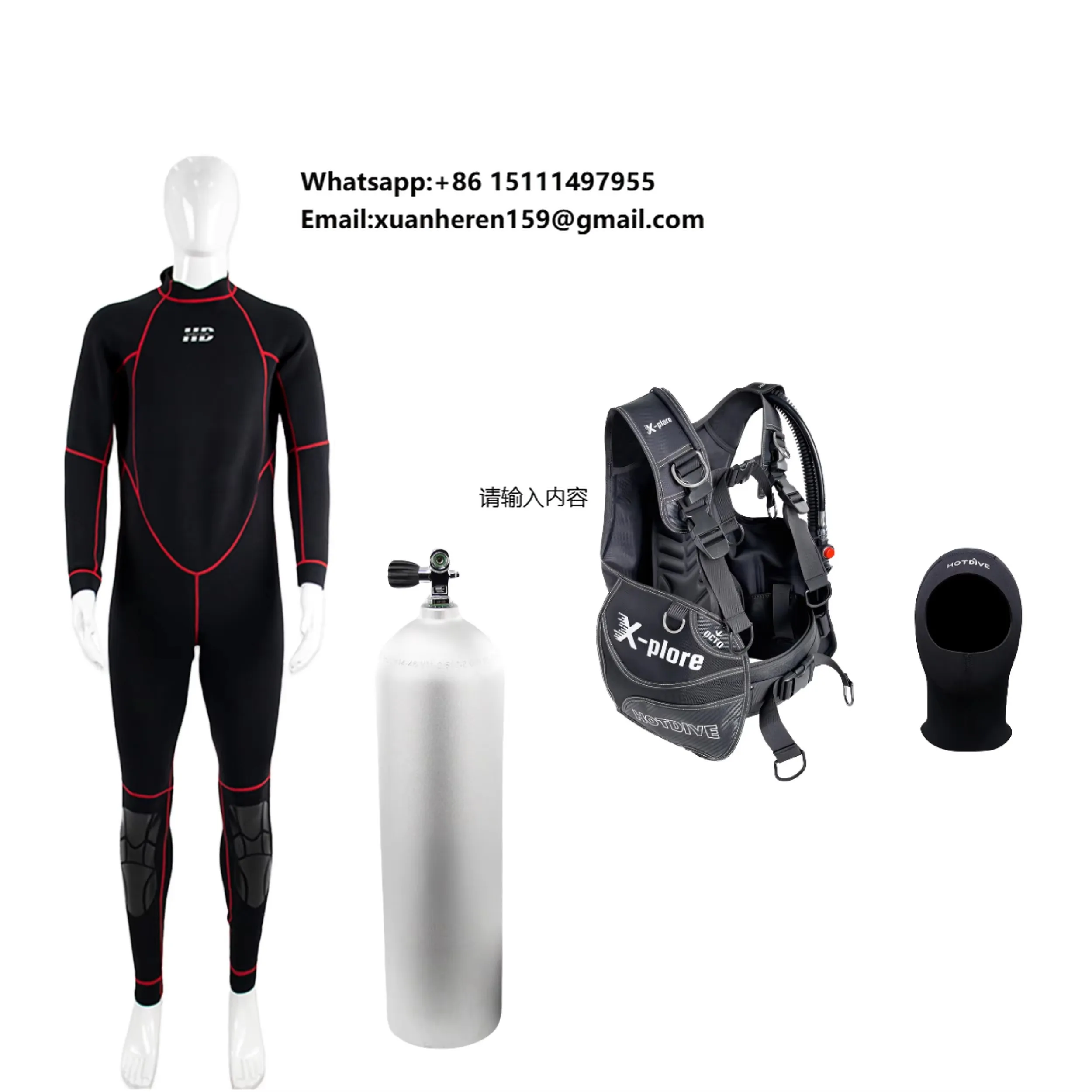 Durable Sidemount Diving BCD Jacket with Oxford Cloth
