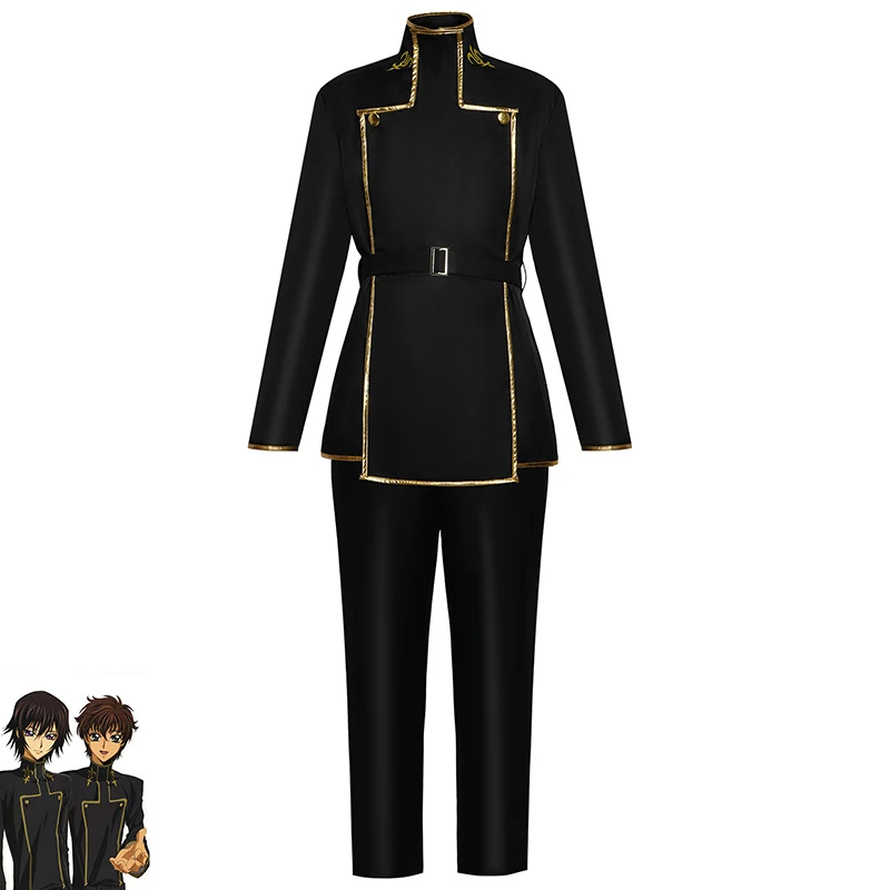 

Anime Lelouch Lamperouge Costume CODE GEASS Lelouch Cosplay Costume Coat Pants Set Party Halloween Clothes