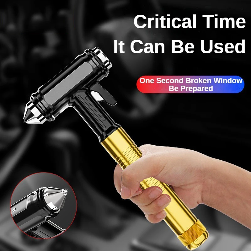 Car Safety Hammer Multi Functional Emergency Seat Belt Cutter Window Breaking Hammer Portable Car Emergent Rescue Escape Tools