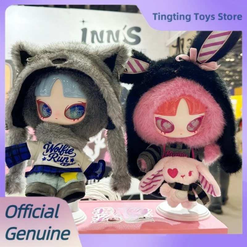 

Genuine Inn'S Wolfie Run Fast Vinyl Plush Doll / Inn Bunny Falling In Love Valentine'S Day Elevator Plush Doll Trendy Toys Gift