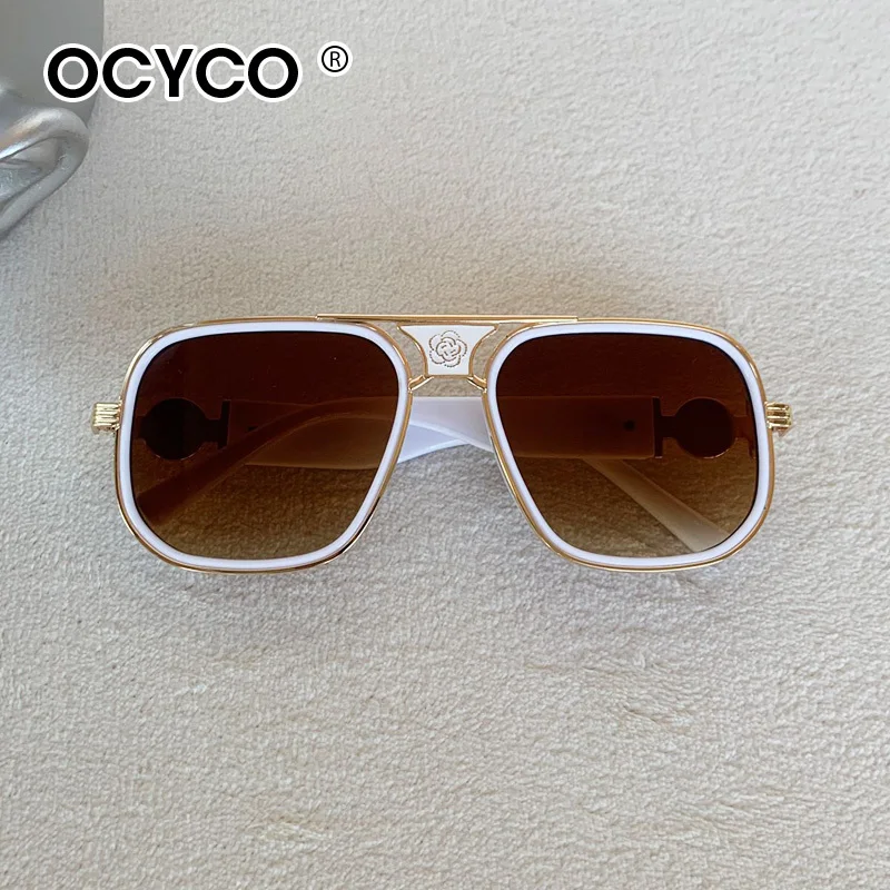 Mode Vintage Quadrat Sonnenbrille Männer Frauen Luxus Marke Sonnenbrille UV400 Stilvolle Schutz Brillen Oculos De Sol – Detail 13