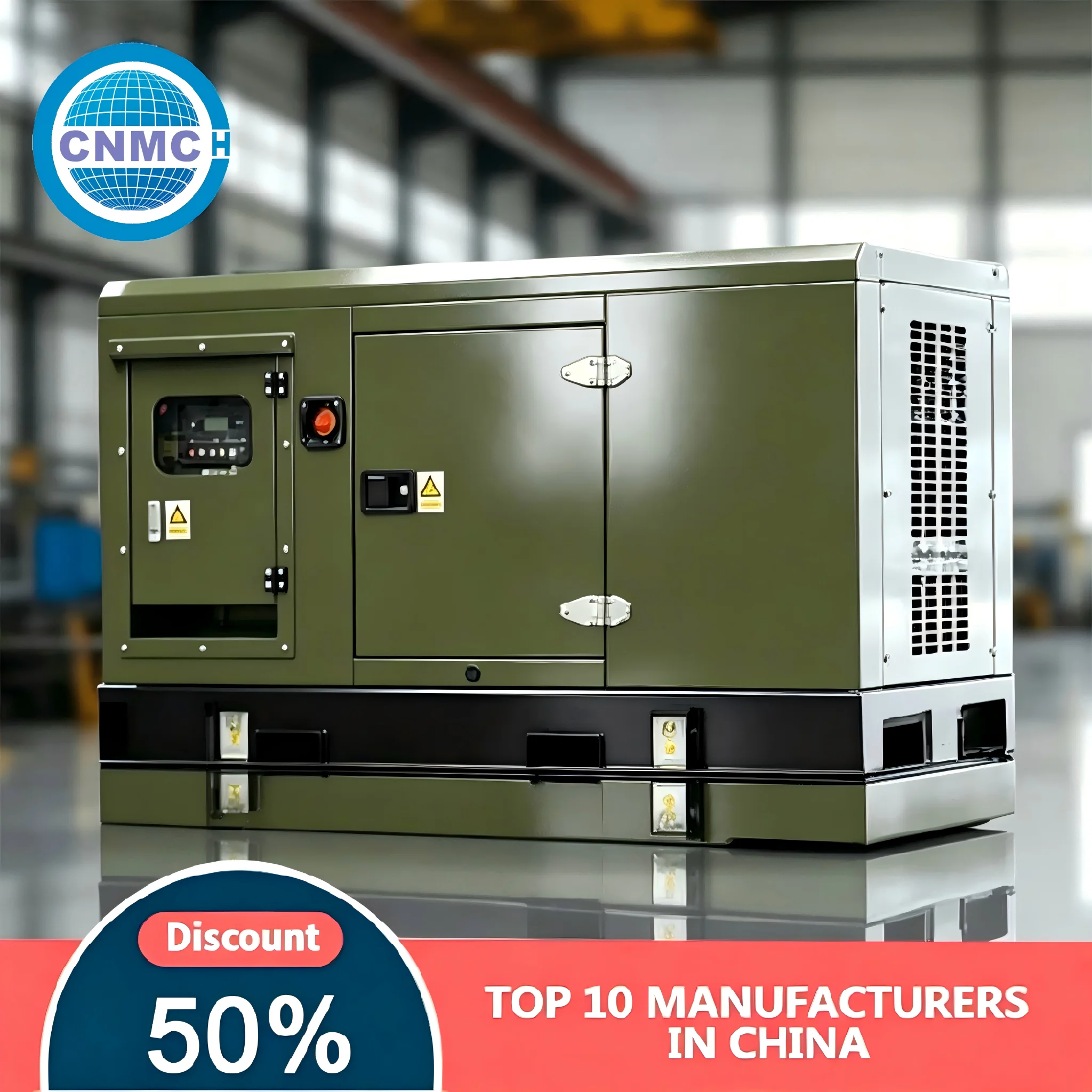 50KW 80KW 100KW 200KW 50HZ 60HZ Diesel Generator generators Workshop Customizable Quiet Silent Engine Industry Power Outages
