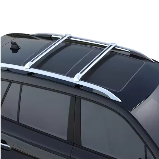 Universal SUV Aluminum Alloy Roof Rack with Tiger Head Crossbar Luggage Carrier Car Roof Alligator Crossbar