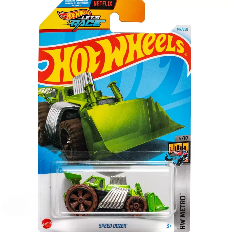 Hot Wheels-Diecast Car Brinquedos para Meninos, Chevy Tahoe Road Bandit, Speed Dozer, Donut Drifter, LET\'S Race, Presente, 1:64, Original, 2024H