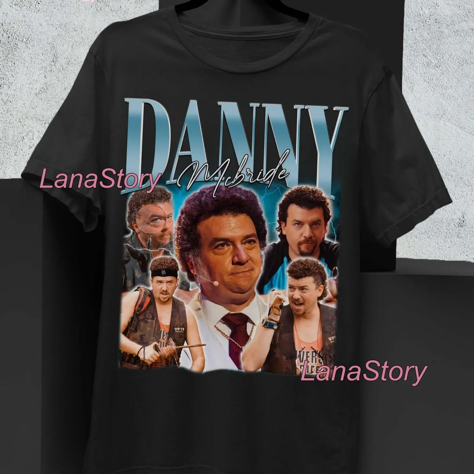 Футболка Danny McBride, винтажная, дышащая, мягкая, повседневная, удобная, универсальная, дизайнерская одежда, модная.