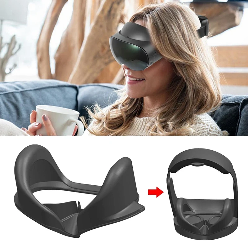 For 2023 Mate Quest Pro Blackout Eye Masque VR Decompression Strap Comfortable Shading VR Glasses Lens Cover Protector