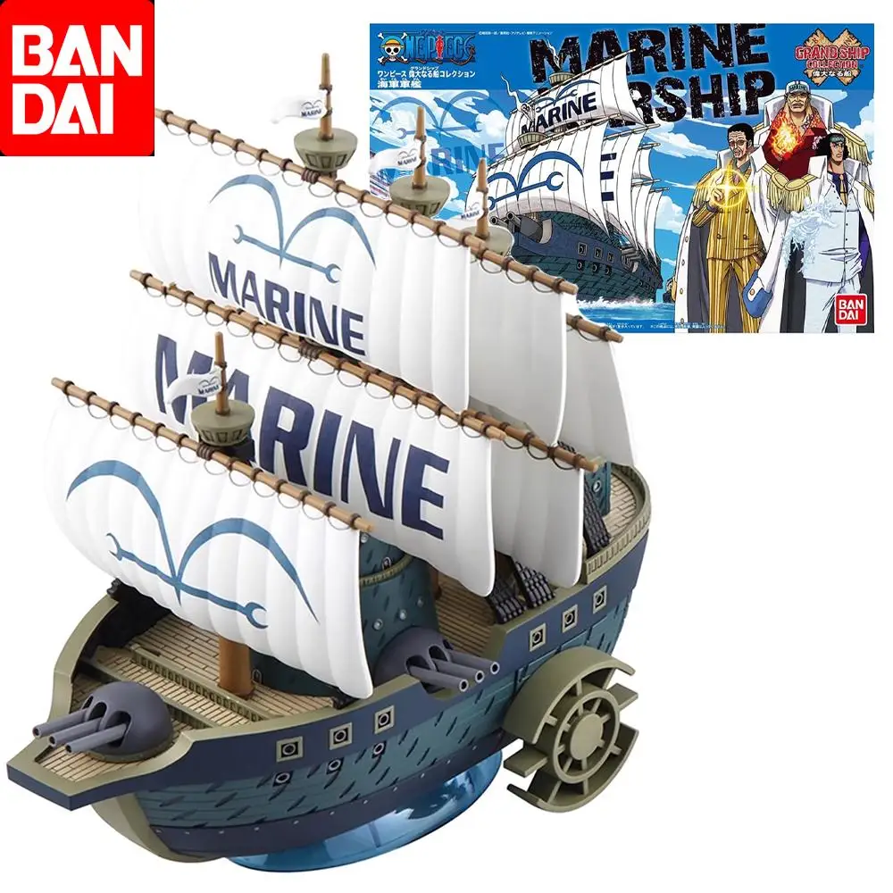 

Bandai оригинальная цельная коллекция Grand Ship, морской корабль, аниме, экшн-фигурки, игрушки для мальчиков и девочек, детские подарки на день рождения