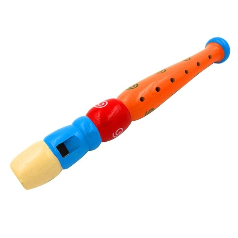 Soprano Recorder 6Hole Colorful Flute Learning Rhythm Musical Instrument