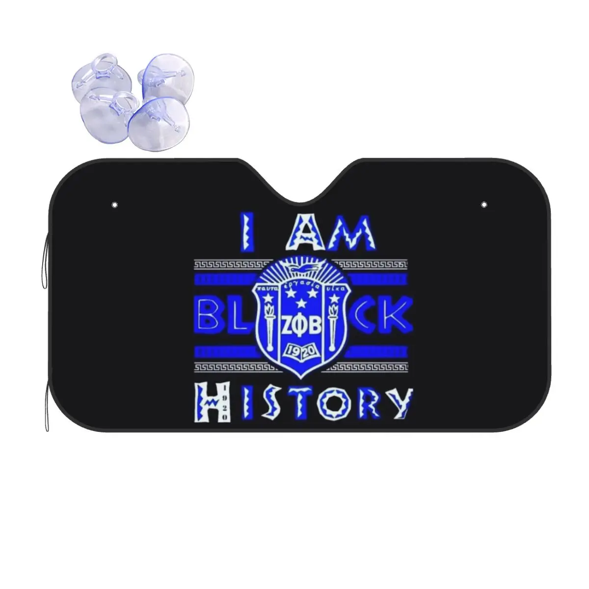 

Zeta Phi Beta Greek Letter 1920 ZOB Sunshade Windscreen Car Front Windshield Window Sun Visor Accessories Covers
