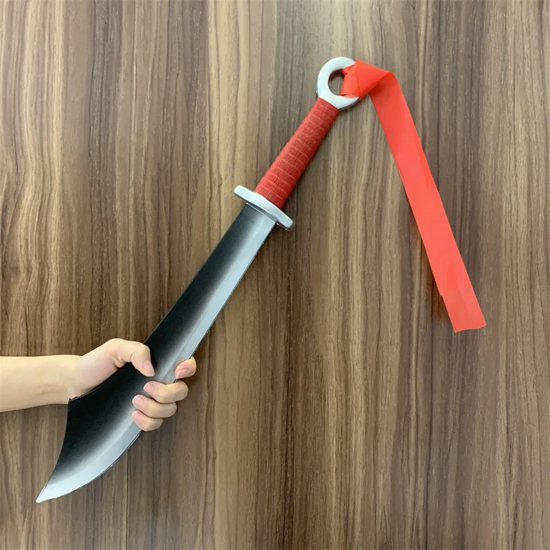 1:1 Cosplay Knife War Knife Sword Performance Prop Weapon Role Playing Chinese Style Cos Knife Weapon Rubber Model Kids Toy 48cm