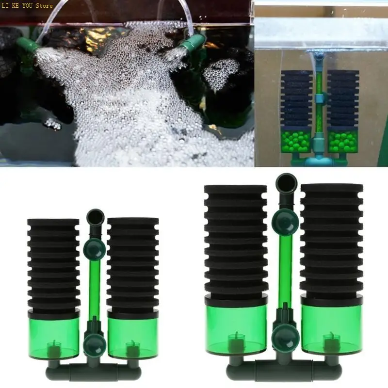 مرشحات W3JE Sponge Filter الحيوي الاسفنجة الاسفنجة الاسفنجة الاسفنجة الاسفنجة الرغوة أسماك السمك لملحقات مرشح الخزان الإسفنج قبل