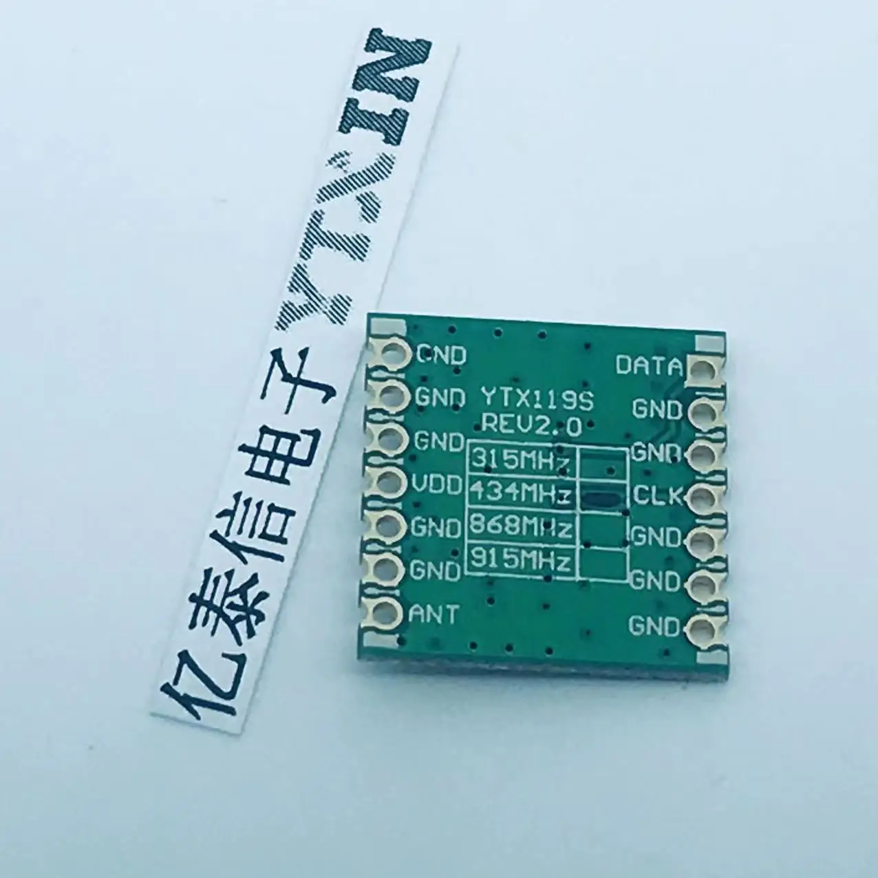 YTX119S High-precision performance 315/433/868/915Mhz FSK/OOK 1G wireless transmitter Sub 1GHz Transmitter Module(LORA\\ASK)