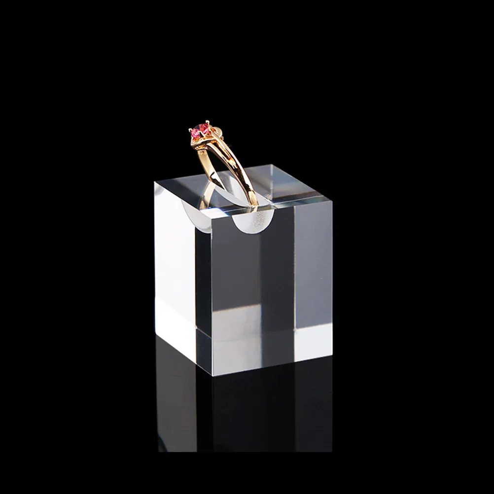 

3Pcs Stylish Acrylic Stands Jewelry Showcase Display Holder Rack Organizer For Bedroom Bathroom Store