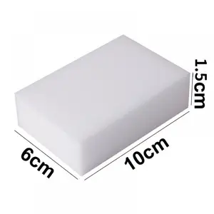 100 Buah / lot Spons Melamin Penghapus Spons Ajaib untuk Pembersih Cuci Piring Dapur Spons Pembersih Melamin Kamar Mandi 100X60X15MM 12 spons penghapus ajaib penjualan terbaik - №