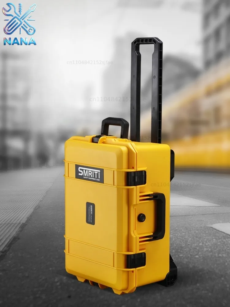 Safety Protector Hardware Organizer Tool Case Portable Box with Wheels Impact Resistant Tool Instrument Equipment Packaging