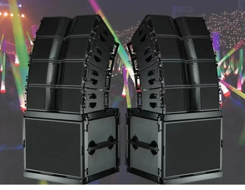 K208 Professionele Dual 8 Inch 2-weg Line Array-luidspreker Geluidssysteem Podium Audioapparatuur Passief aangedreven draagbare luidsprekers