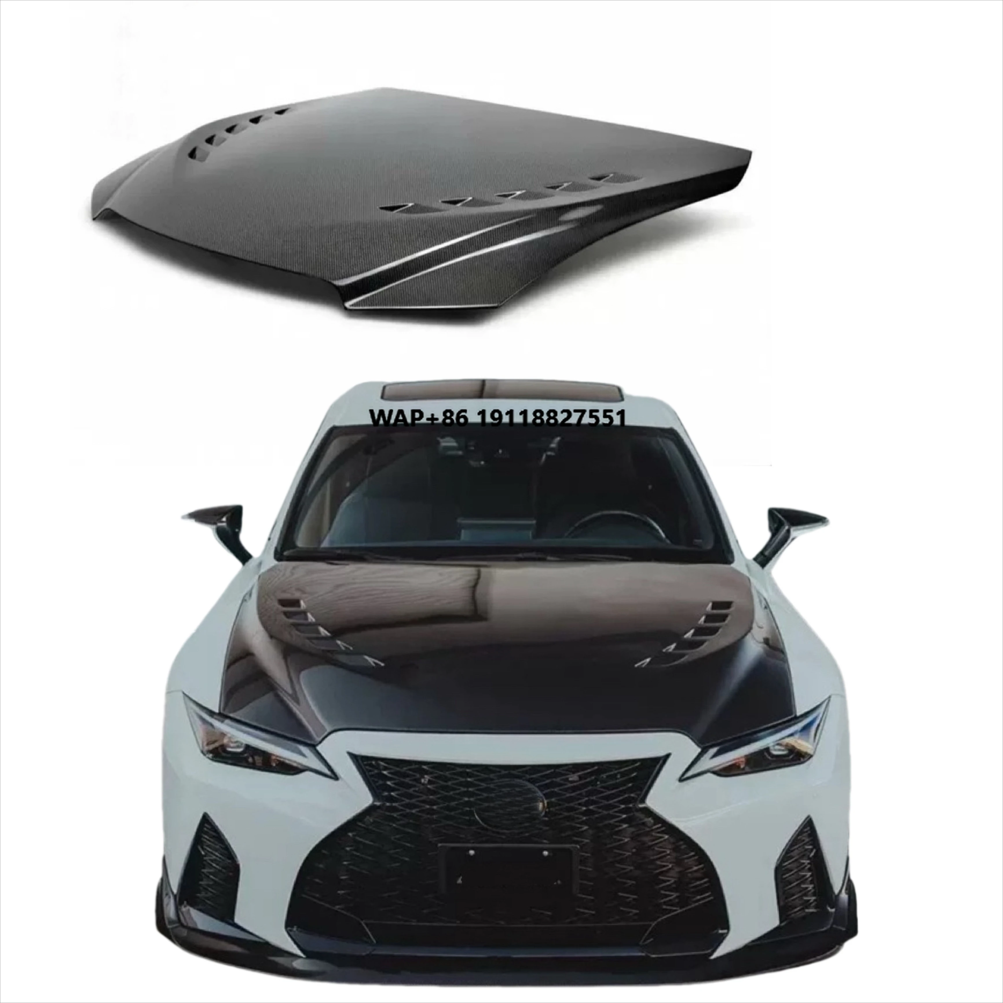 

For Is300 Is350 Carbon Fiber Hood Engine Cover