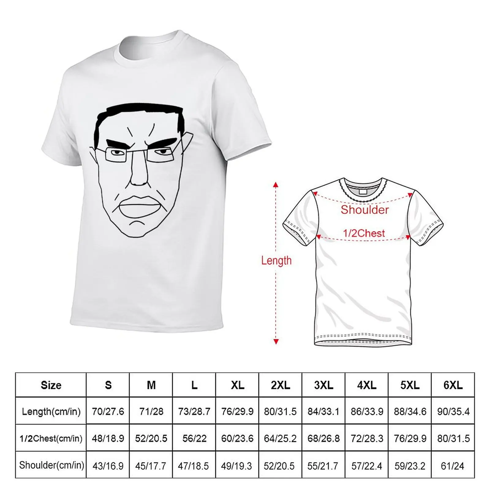 تي شيرت رجالي قطن 100% تي شيرت برسومات Chudjak