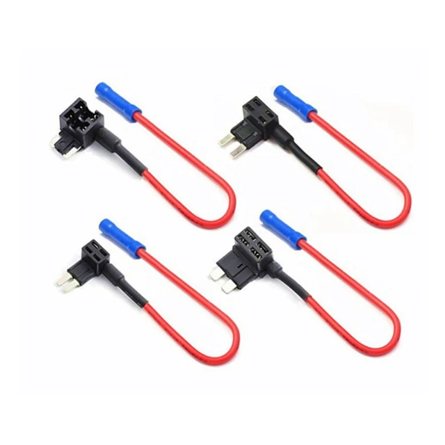 M/S/Mini ATM Auto Fuse Adapter tap Dual Circuit Adapter Holder For Car Auto Truck with Blade Auto Fuse