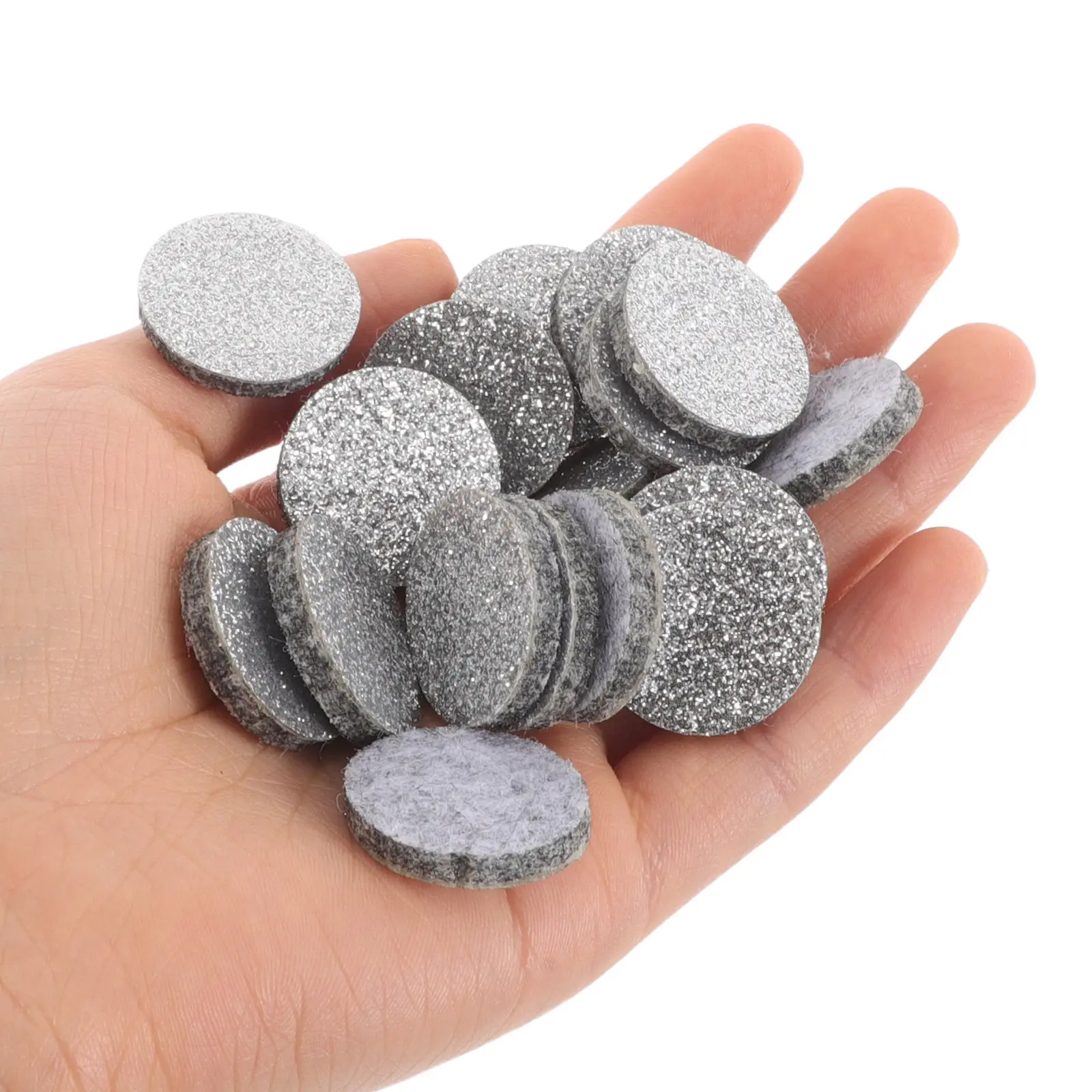 50Pcs Fiber Cotton Aroma Pads for Essential Oil Diffuser Locket Pendant Refill Soft Absorbent Long-Lasting Scented Round