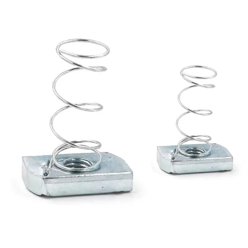 

Steel Galvanized M6 M8 M10 M12 Slotted Spring Nut Channel Nut with Flat Head for Mining-Fastened by China