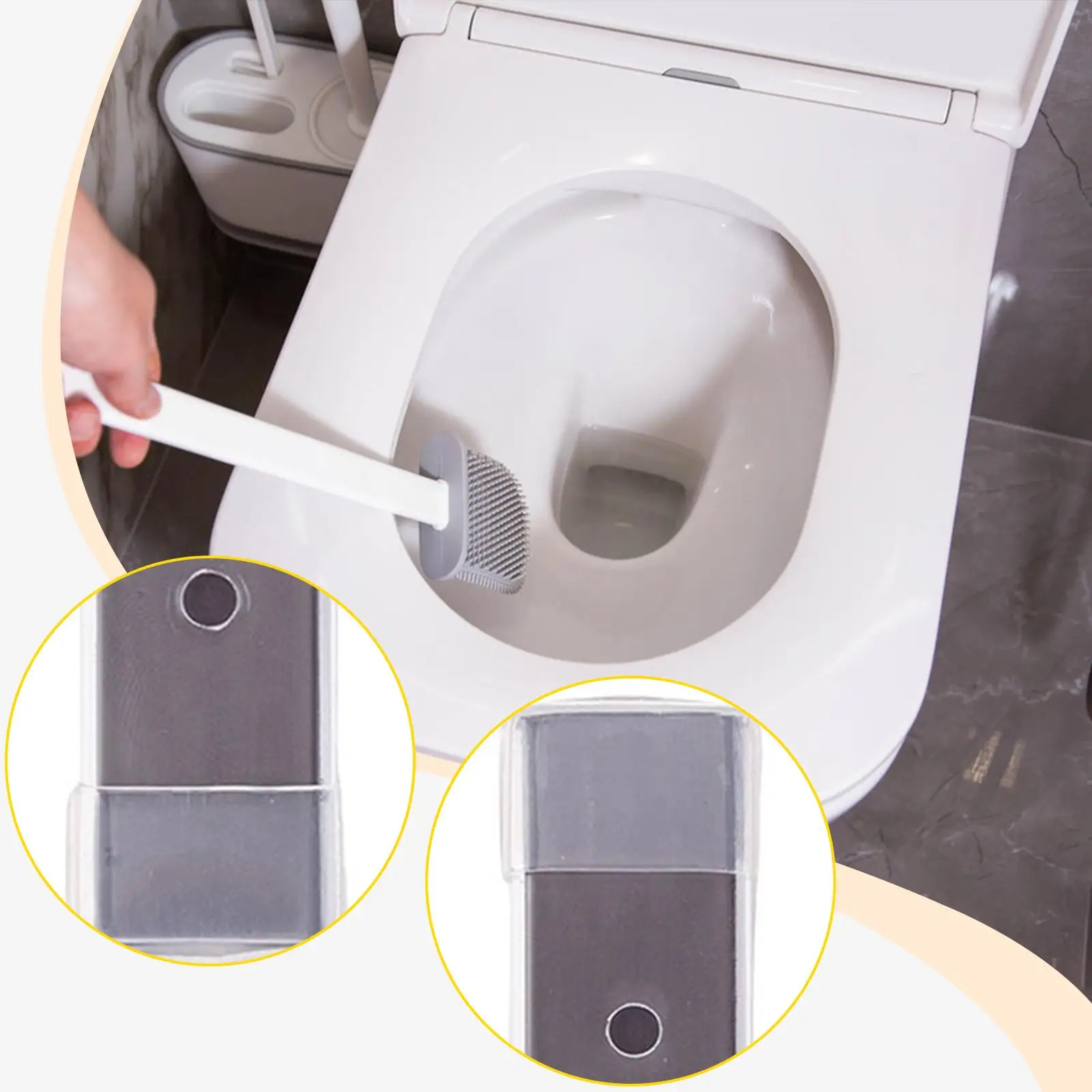 4x Magnetic Toilet Bowl Cleaner Bathroom Friendly Highly Effective Prevent Smell