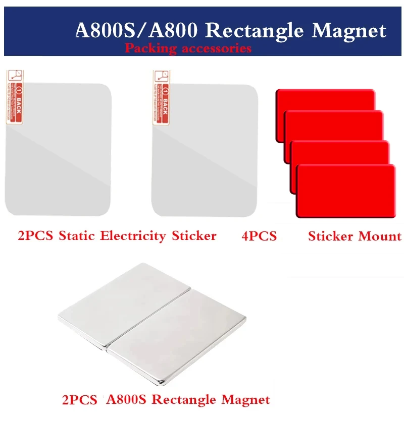 for 70mai A500s Dash Cam Pro Plus for 70mai Lite2  rectangle magnet 70mai Pro Plus Accessory Set Static Sticker  and Static - Image 6