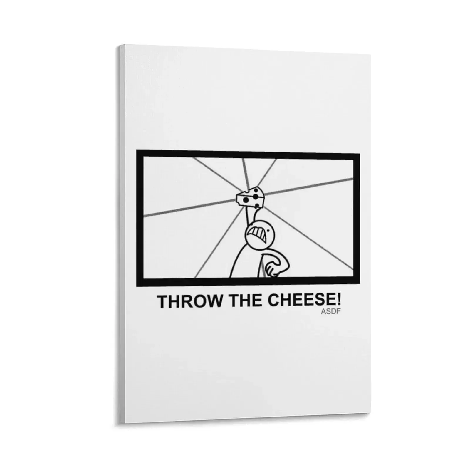 

Throw The Cheese! Canvas Painting office decoration japanese room decor paintings wall decor