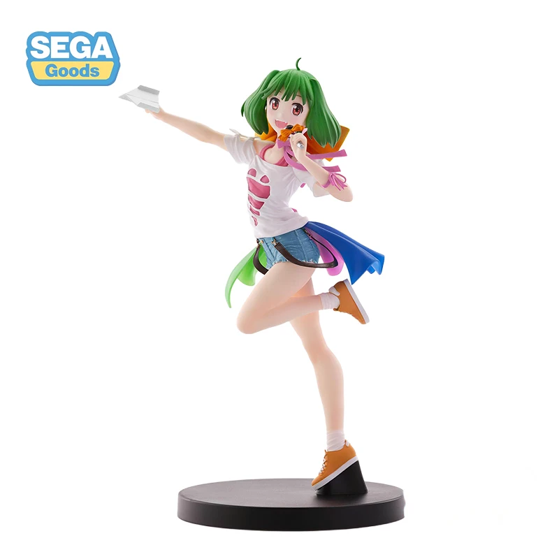 Original Anime Figure 17cm SEGA FZ Macross F Macross Frontier Ranka Lee Figuras Anime Desktop Ornaments Model Toy Gifts