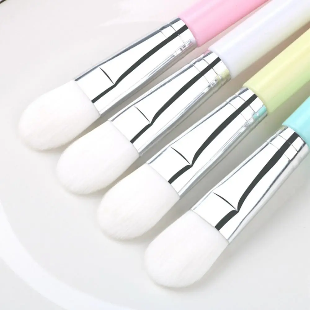 فرشاة قناع صغيرة محمولة للشعر الناعم، فرشاة قناع الطين القابلة لإعادة الاستخدام، متعددة الوظائف، فرش مكياج متينة لصالونات التجميل المنزلية