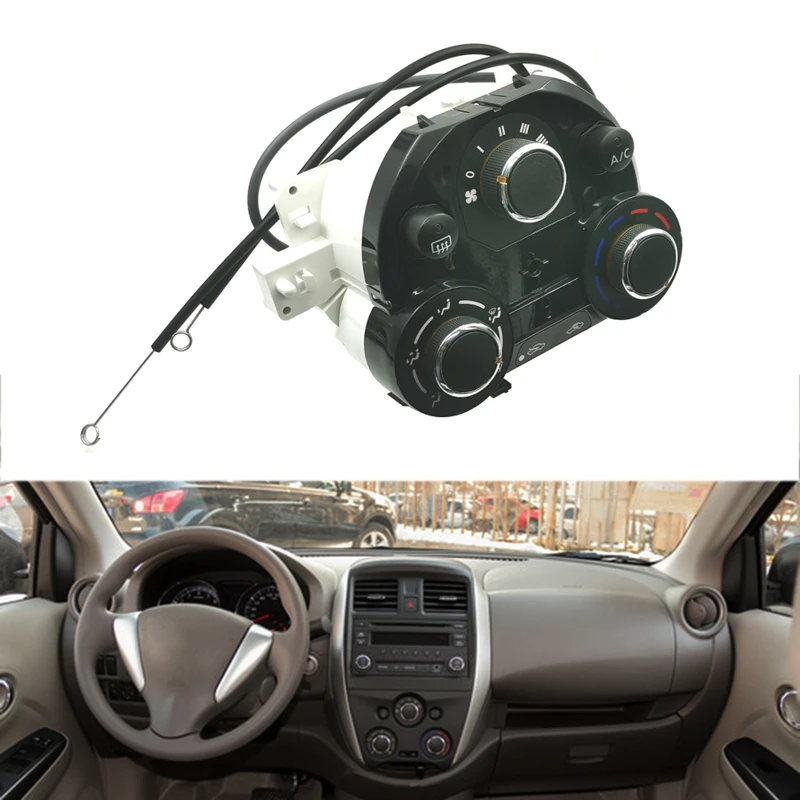 Car A/C Heater Climae Control Temperature Unit Panel For Nissan Versa/Sunny 2014-2019,27513-9KK0A,655-72592,27510-6W00A