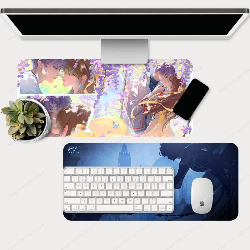 Rafayel Love And Deepspace Game Mousepad Large Gaming Mouse Pad LockEdge Thickened Computer Keyboard Table Desk Mat