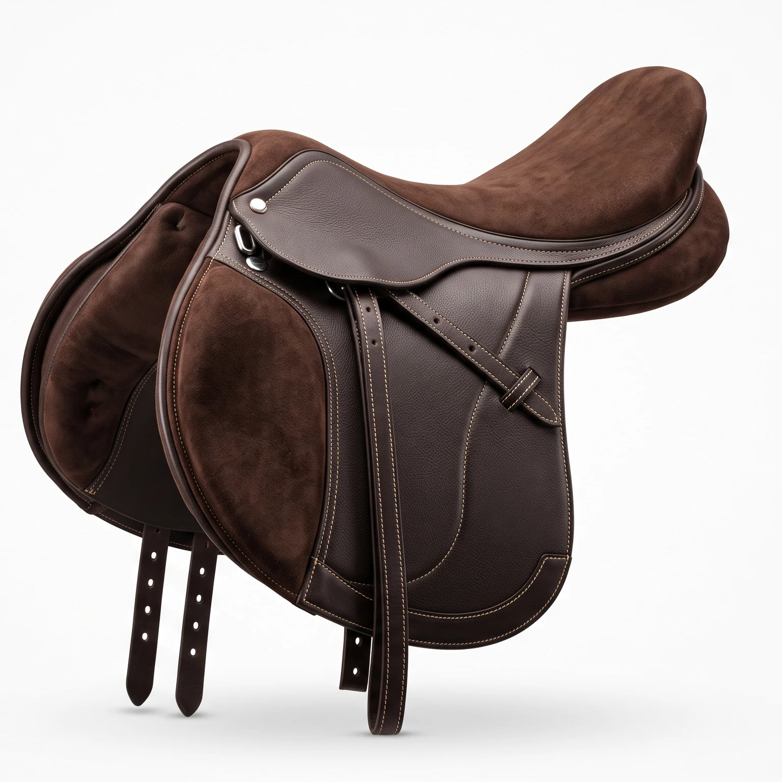 Rub International English Horse Saddle Design Cotton Material Wood Hand-Stitched Light Weight Customized Color Logo