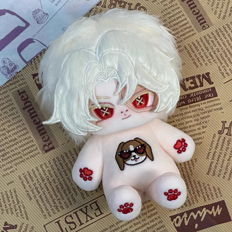 

20 см аниме игра Identity V Prospector Kawaii косплей мягкая хлопковая кукла тело Norton Lonely Wolf мультфильм DIY игрушечные фигурки фанаты подарок