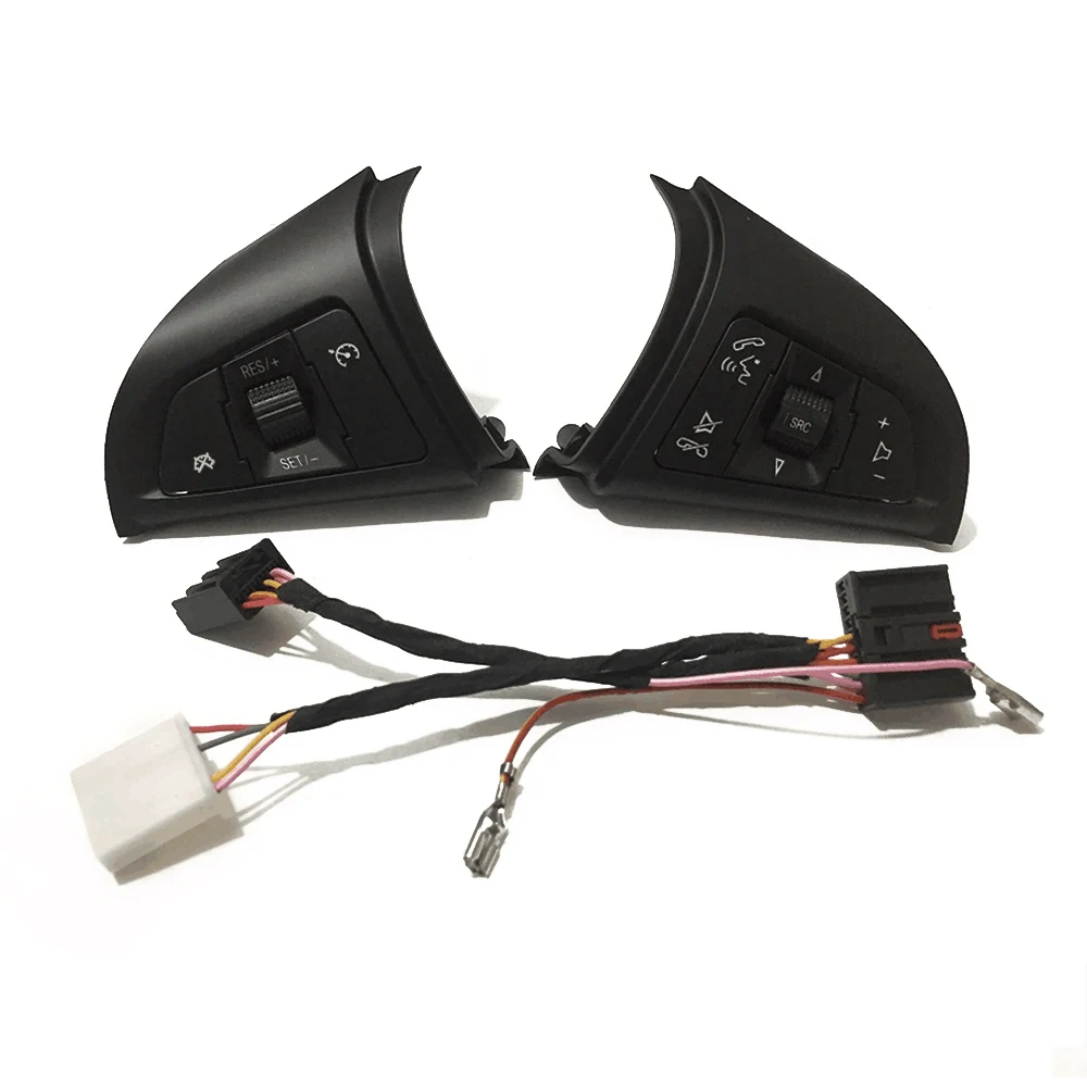 Phone Audio Media Switch Steering Wheel Cruise Speed Control Button car accessories for chevrolet cruze 2009-2014 malibu Styling