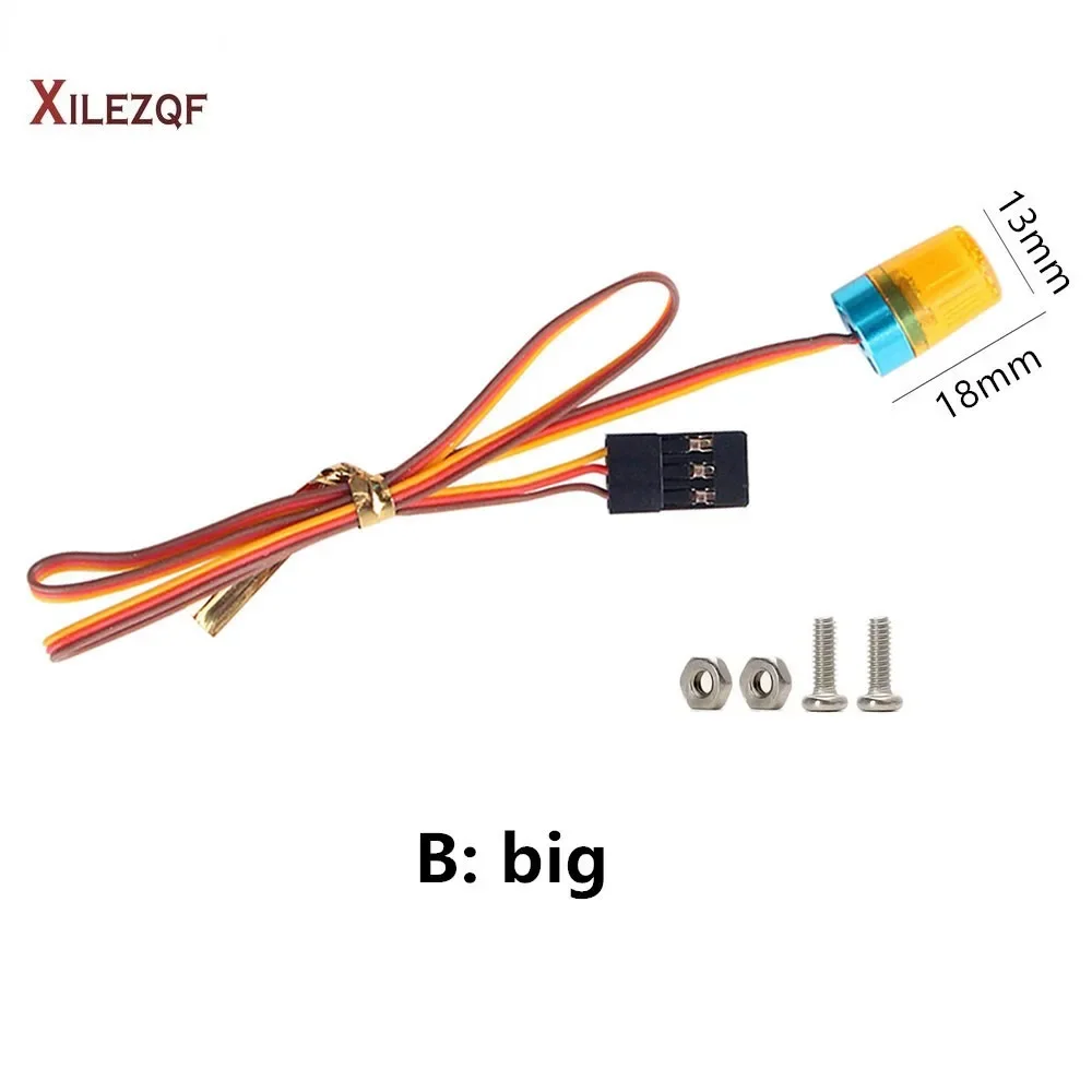 

Multi-function Flashing Rotating LED Light Bar Alarming Lamp for 1/14 Tamiya 1/10 RC Crawler Car Engineering Truck Upgrade Parts