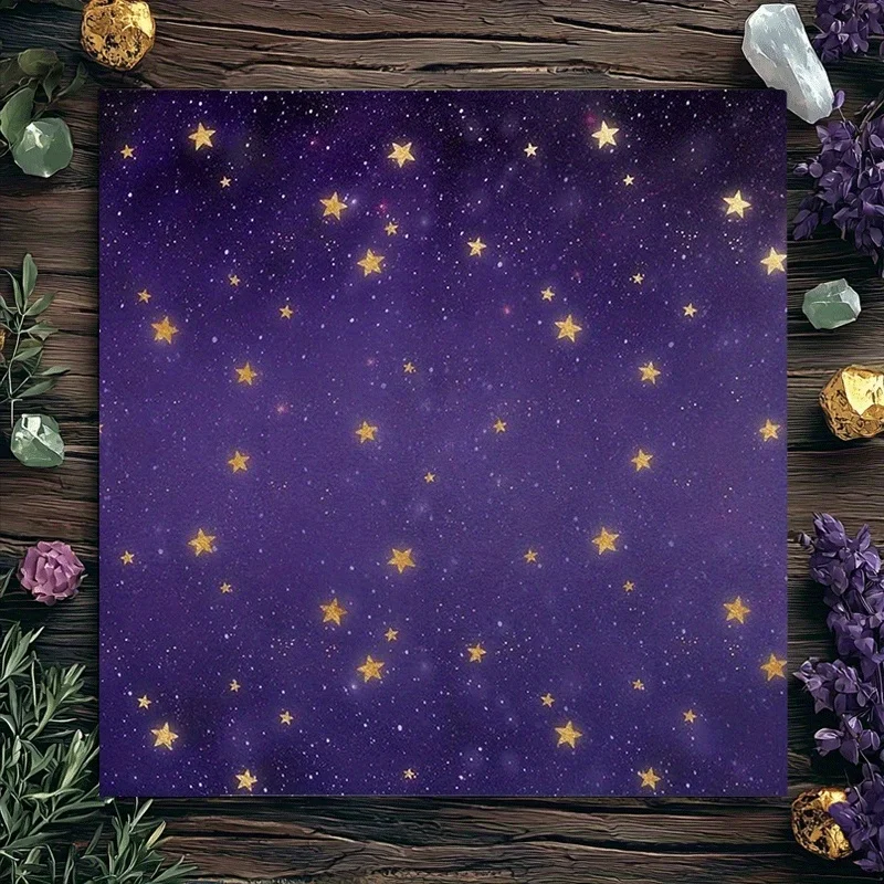 50/75/110/137cm Tarot mat Starry Night Tarot Altarpiece Tarot Card Reading Witch Party Decoration Astrology Tablecloth