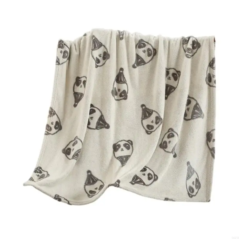 

Receiving Blanket Quilt with Cartoon Pattern Children Toddlers Pram Blanket Bath Towel Pram Blanket for Newborns