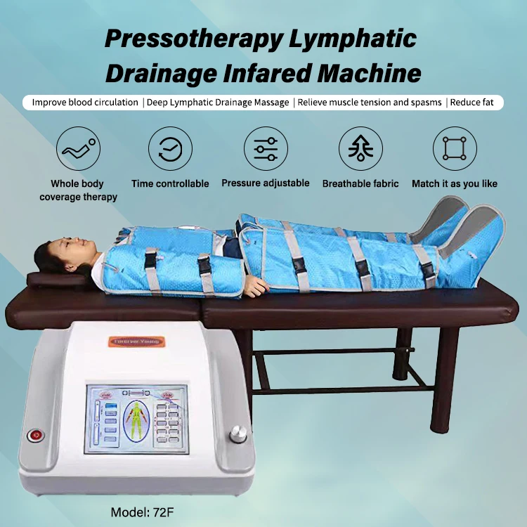 Pressotherapy Full Body Presoterapia Profesional Drainage Device Foot Massager Pressure Massage Suit Machine