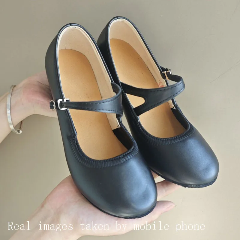 Hot Sale Ballroom Latin Dance Shoes Women/Girls Tango Heeled Wholesale Modern Square Dance Shoes Rubber Soles