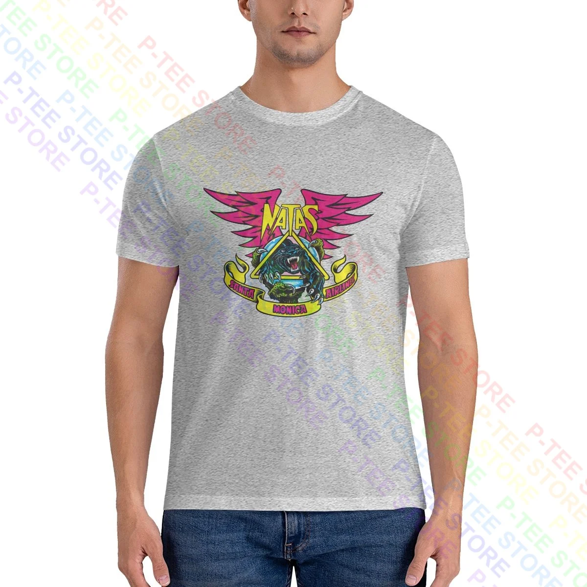 Skate Santa Monica Airlines Sma Natas Kaupas Kitten 01 Shirt T 