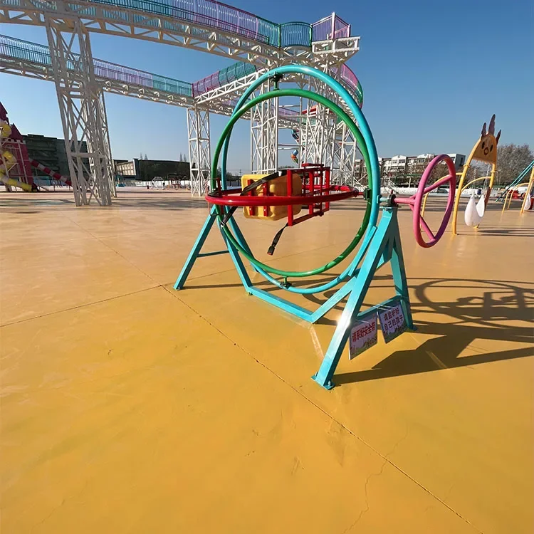 &Kids 3D Space Ring, Interactive & Fun Unpowered Playground Equipment for Amusement Parks & Outdoor Space