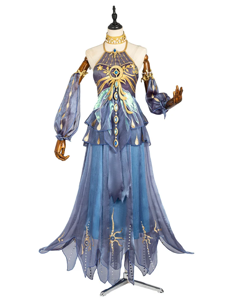 Game Grace Naiad Cosplay Costume for Women Fisherwoman Weeping Goddess Fancy Dress Halloween Party Outfits