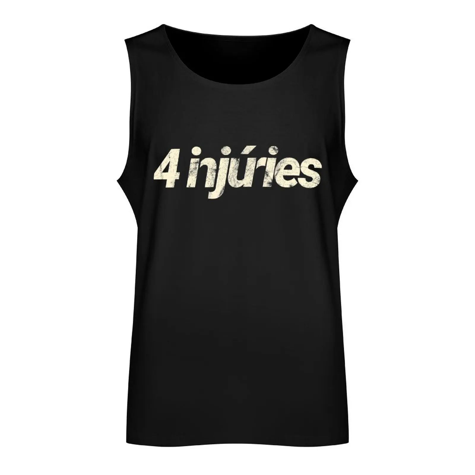 4 Injúries Logo Tank Top Men's summer clothes Sleeveless men