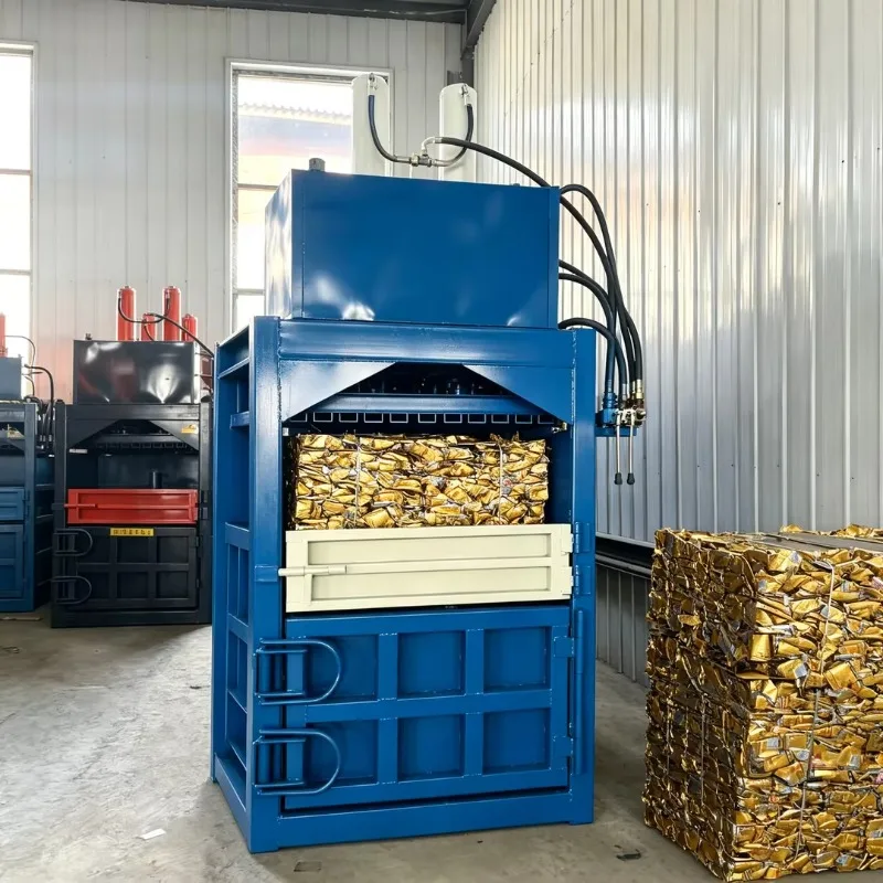 Waste Paper Baler Bale Press Machine Cardboard Baler Machine Customized Voltage Textile Waste Old Clothes