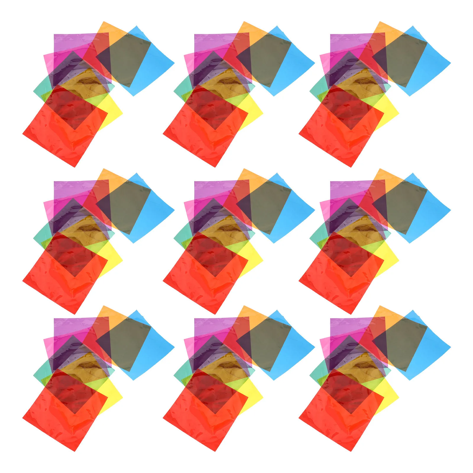 90 قطعة من أوراق السيلوفان الشفافة متعددة الألوان، أغطية حرفية لتغليف الحلوى بنفسك، لوازم فنية ورقية للتغليف